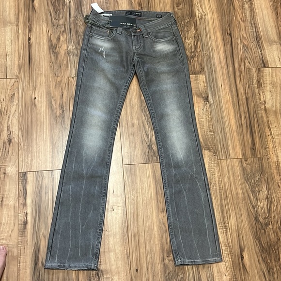 NWT Mek Denim Glasgow Straight Legs Jeans Sz 26/34 - Picture 2 of 9